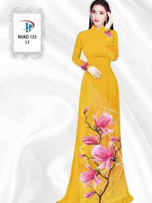 Vải Áo Dài Hoa In 3D AD NVAD133 48